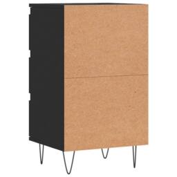 Berkfield Home Sideboard Black 40x35x70 cm Engineered Wood - Size: 40 x 35 x 70 cm - thumbnail 8