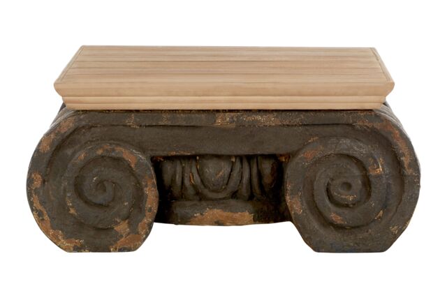 Orsina Durable Wood Coffee Table, Rustic Wood Coffee Table, Plyresin & wood Coffee Table, Strong Coffee Table in Natural - image 1