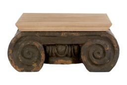 Orsina Durable Wood Coffee Table, Rustic Wood Coffee Table, Plyresin & wood Coffee Table, Strong Coffee Table in Natural - thumbnail 1