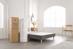 Somnior Pocket Core Rolled Mattress Memory Foam & Reflex Foam - In a Box in White - Size: King - thumbnail 4