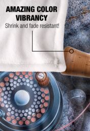 JQ Licensing Trout Fishing Reel Silky Touch Super Soft Throw Blanket 152 X 127 cm in White - thumbnail 4