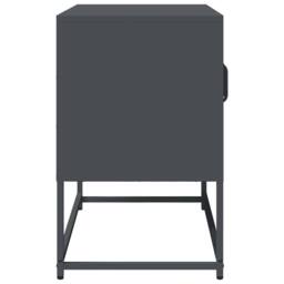 Berkfield Home TV Cabinet Anthracite 68x39x60.5 cm Cold-rolled Steel in Charcoal - thumbnail 7