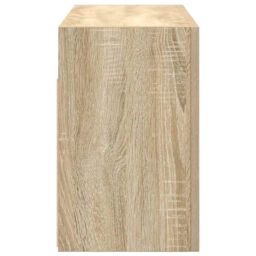 Berkfield Home Bathroom Wall Cabinet Sonoma Oak 60x25x40 cm Engineered Wood in Brown - Size: 60 x 25 x 40 cm - thumbnail 7