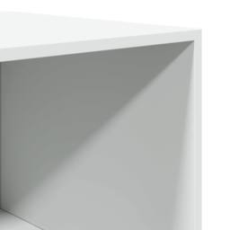 Berkfield Home Wardrobe White 100x50x200 cm Engineered Wood - Size: 100 x 50 x 200 cm - thumbnail 7