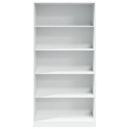 Berkfield Home Wardrobe White 100x50x200 cm Engineered Wood - Size: 100 x 50 x 200 cm - thumbnail 4