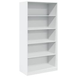 Berkfield Home Wardrobe White 100x50x200 cm Engineered Wood - Size: 100 x 50 x 200 cm - thumbnail 3