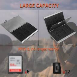 Obasyhig Aluminium Alloy SD & TF Card Cases in Blue - thumbnail 4