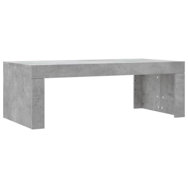 Berkfield Home Coffee Table Concrete Grey 102x50x36 cm Engineered Wood - Size: 102 x 50 x 36 cm - image 1
