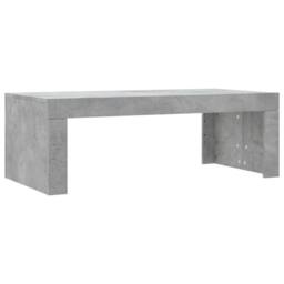Berkfield Home Coffee Table Concrete Grey 102x50x36 cm Engineered Wood - Size: 102 x 50 x 36 cm