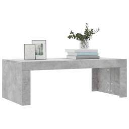 Berkfield Home Coffee Table Concrete Grey 102x50x36 cm Engineered Wood - Size: 102 x 50 x 36 cm - thumbnail 3