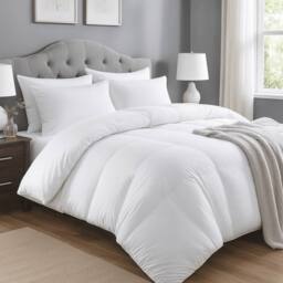 Voltico Easy Care Corovin Duvet Quilt Double Size 13.5 Tog in White - thumbnail 1