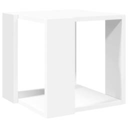 Berkfield Home Coffee Table White 32x32x30 cm Engineered Wood - Size: 32 x 32 x 30 cm - thumbnail 6