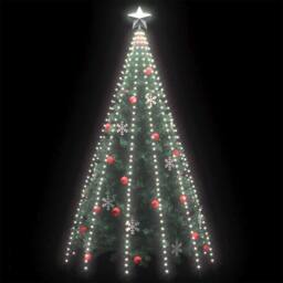 Berkfield Home Tree Lights with 500 LEDs Cold White 500 cm Indoor Outdoor - thumbnail 3