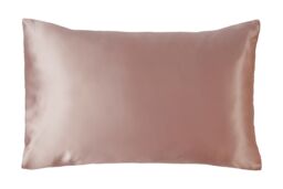 Silky Silks 100% Mulberry Silk Standard Pillowcase in Dusty Pink - Size: Standard Pillow Case - thumbnail 2