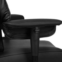 Levede Office Chair Big Tall High Back Heavy Duty PU Recliner Executive Chair in Black - thumbnail 5