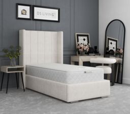 DS Living Serenity Medium Pocket Sprung Aurora Mattress in Grey - Size: Single - thumbnail 5
