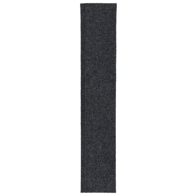 Berkfield Home Dirt Trapper Carpet Runner 100x500 cm Anthracite in Black - Size: 100 cm diameter - image 1