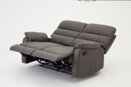 Home Detail DISCONTINUED Maxwell Air Leather 2 Seater Recliner Sofa in Grey - thumbnail 3