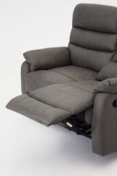 Home Detail DISCONTINUED Maxwell Air Leather 2 Seater Recliner Sofa in Grey - thumbnail 4