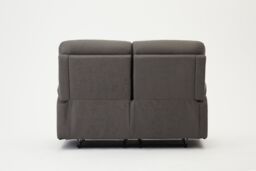 Home Detail DISCONTINUED Maxwell Air Leather 2 Seater Recliner Sofa in Grey - thumbnail 5