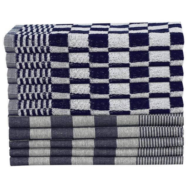 Berkfield Home Soft 20 Piece Towel Set Blue & White Cotton - image 1