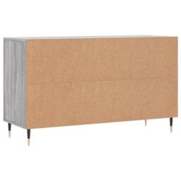 Berkfield Home Shoe Cabinet Grey Sonoma 102x36x60 cm Engineered Wood - Size: 102 x 36 x 60 cm - thumbnail 6