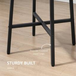 STILVORA Dining Table with steel frame rustic brown - thumbnail 8