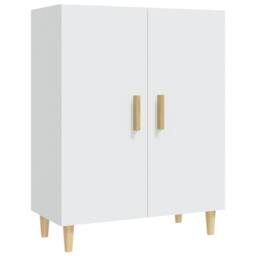 Berkfield Home Sideboard White 70x34x90 cm Engineered Wood - Size: 70 x 34 x 90 cm - thumbnail 1