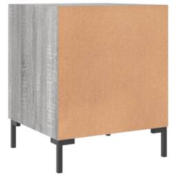Berkfield Home Bedside Cabinets 2 pcs Grey Sonoma 40x40x50 cm Engineered Wood - Size: 40 x 40 x 50 cm - thumbnail 8