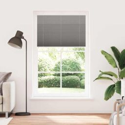 Berkfield Home Pleated Blind Anthracite 120x200 cm Fabric Width 119.4 cm Polyester in Black - thumbnail 2