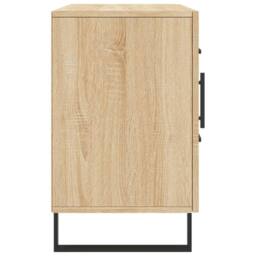 Berkfield Home Sideboard Sonoma Oak 100x36x60 cm Engineered Wood in Light Brown - Size: 100 x 36 x 60 cm - thumbnail 7