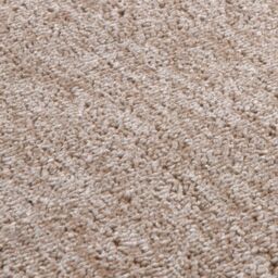 THE RUGS Flex Collection Solid Design Low Pile Living Room Rugs in Beige - Size: 120 cm x 170 cm - thumbnail 3