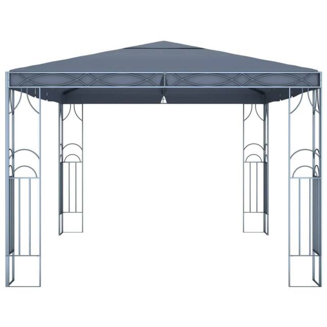 Berkfield Home Gazebo 400x300 cm Anthracite in Charcoal - image 1