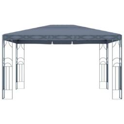 Berkfield Home Gazebo 400x300 cm Anthracite in Charcoal - thumbnail 3