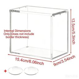 pokmon booster box dimensions cm Acrylic Case For Square Pokemon Japanese Platinum sets or Heart Gold/Soul Silver sets Pokmon TCG: Crown Zenith Booster