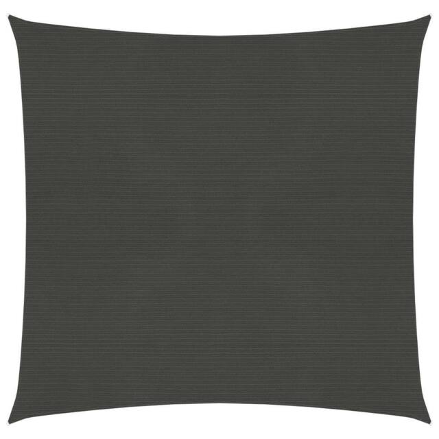 Berkfield Home Sunshade Sail 160 g/m ² Anthracite 5x5 m HDPE in Black - image 1