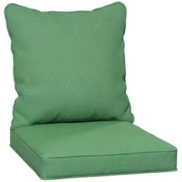 NESTLUNE Cushion Set with Seat & Back Pad, CUSHION ONLY, Green - Size: 120 cm x 135 cm - thumbnail 1