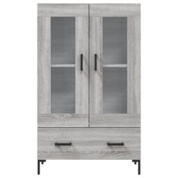 Berkfield Home Highboard Grey Sonoma 69.5x31x115 cm Engineered Wood - thumbnail 6