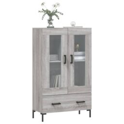 Berkfield Home Highboard Grey Sonoma 69.5x31x115 cm Engineered Wood - thumbnail 3