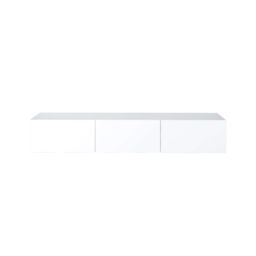 Decortie 'Francy' Wall Mounted Floating TV Unit 180cm for 55 Inch TVs in White - Size: 2 Pack - thumbnail 2