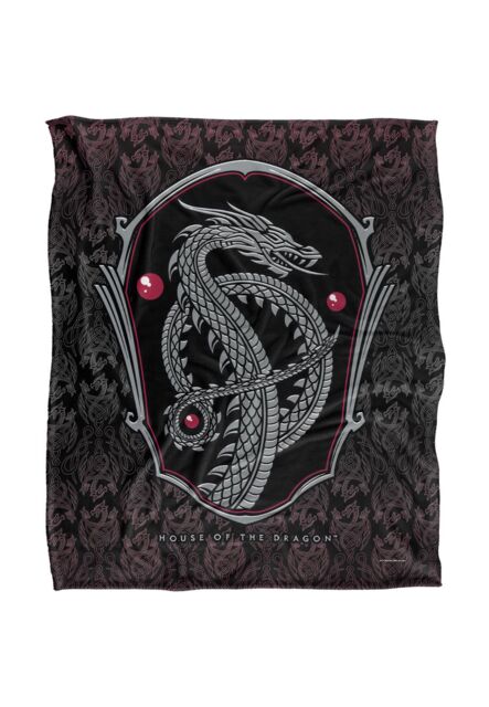 Warner Brothers House Of The Dragon Officially Licensed Silky Touch Super Soft Throw Blanket 152 x 127 cm in White - image 1