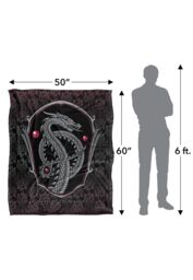 Warner Brothers House Of The Dragon Officially Licensed Silky Touch Super Soft Throw Blanket 152 x 127 cm in White - thumbnail 5