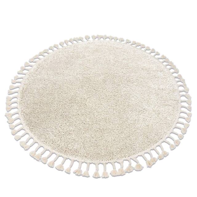 RugsX Berber Rug in Yellow - Size: 160 cm diameter - image 1