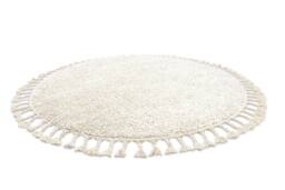 RugsX Berber Rug in Yellow - Size: 160 cm diameter - thumbnail 3