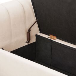 GFW Pettine Velvet Storage Ottoman Bench in Natural - thumbnail 6