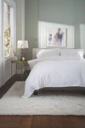 The Lyndon Company Kingston Soft Cotton Duvet Set in White - Size: Single - thumbnail 1