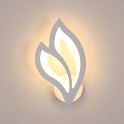 Pheashine White 29cm Flower LED Wall Lamp 13W 3000K 1500LM Acrylic Modern - thumbnail 1