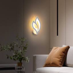 Pheashine White 29cm Flower LED Wall Lamp 13W 3000K 1500LM Acrylic Modern - thumbnail 3