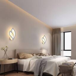 Pheashine White 29cm Flower LED Wall Lamp 13W 3000K 1500LM Acrylic Modern - thumbnail 4