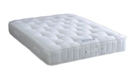 Bedmaster Crystal 1400 Pocket Sprung Mattress in White - Size: Super King - thumbnail 3